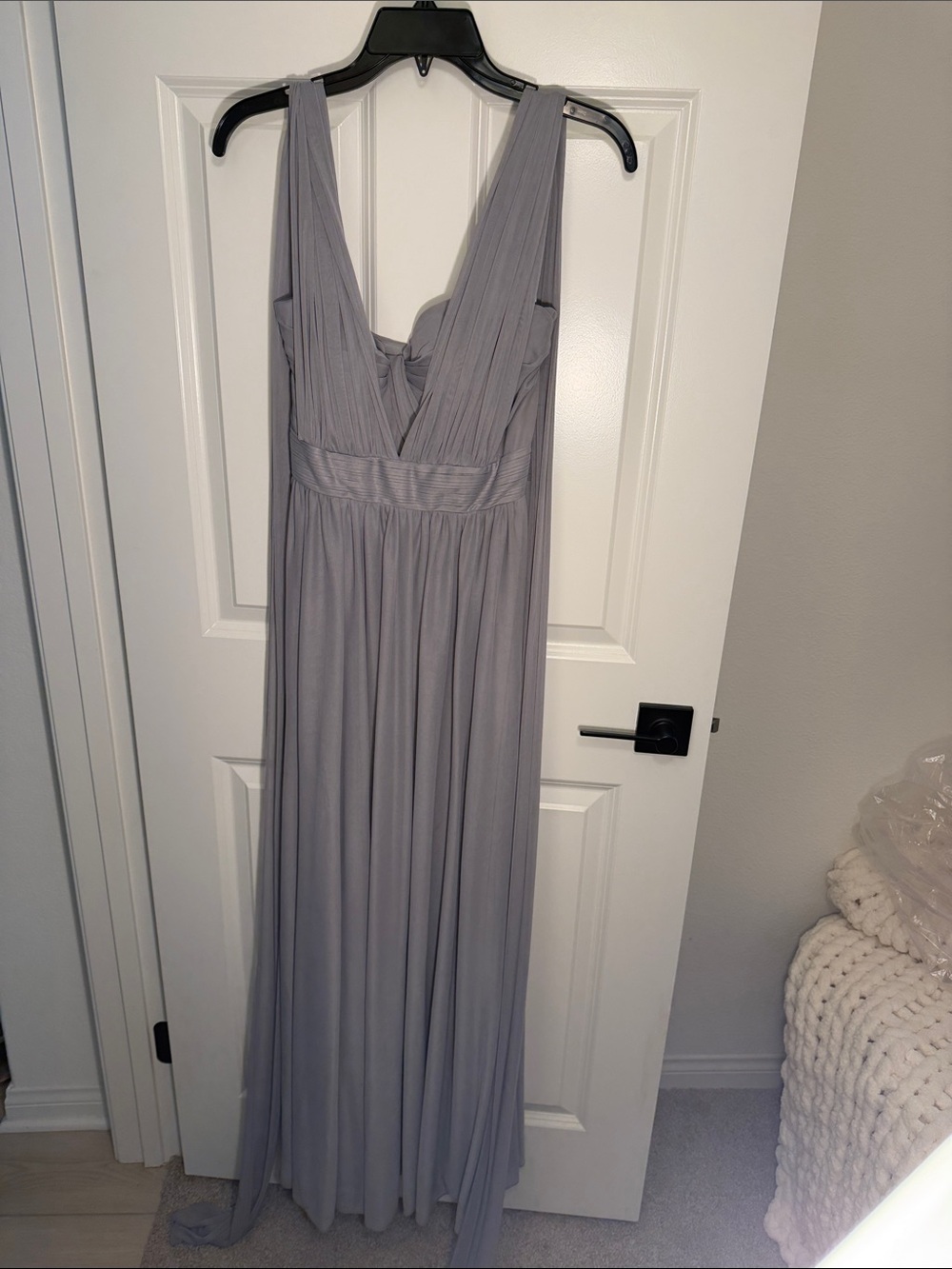 Birdy Grey Light Gray Sleeveless Maxi Dress